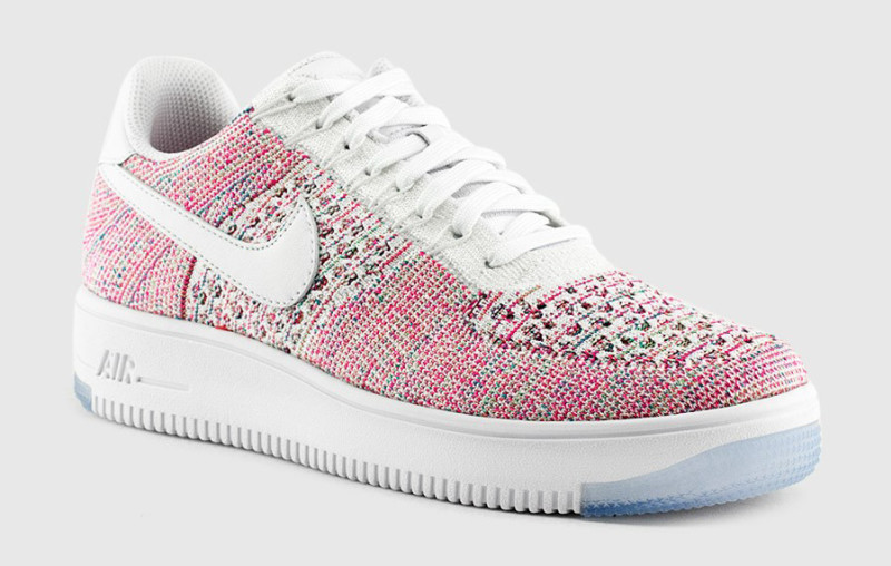 air force 1 flyknit rose
