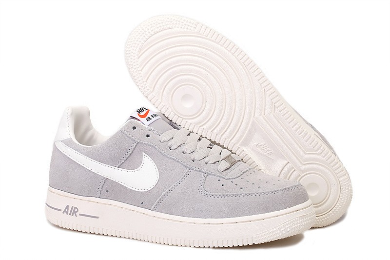 nike air force 1 grise et blanche