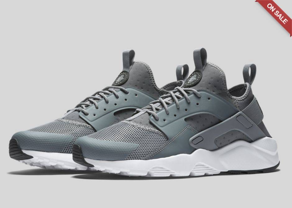 huarache gris blanc