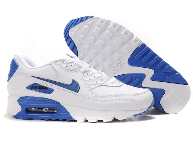 nike air max blanche et bleu