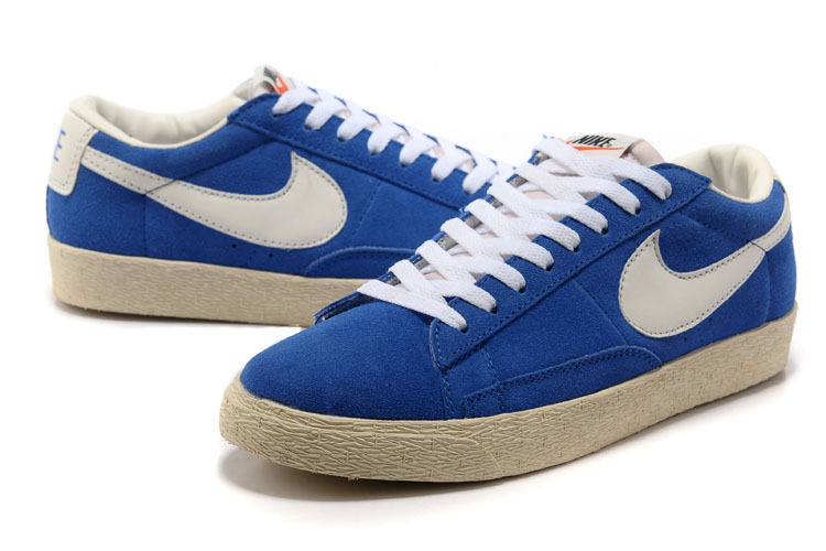 nike blazer blu basse