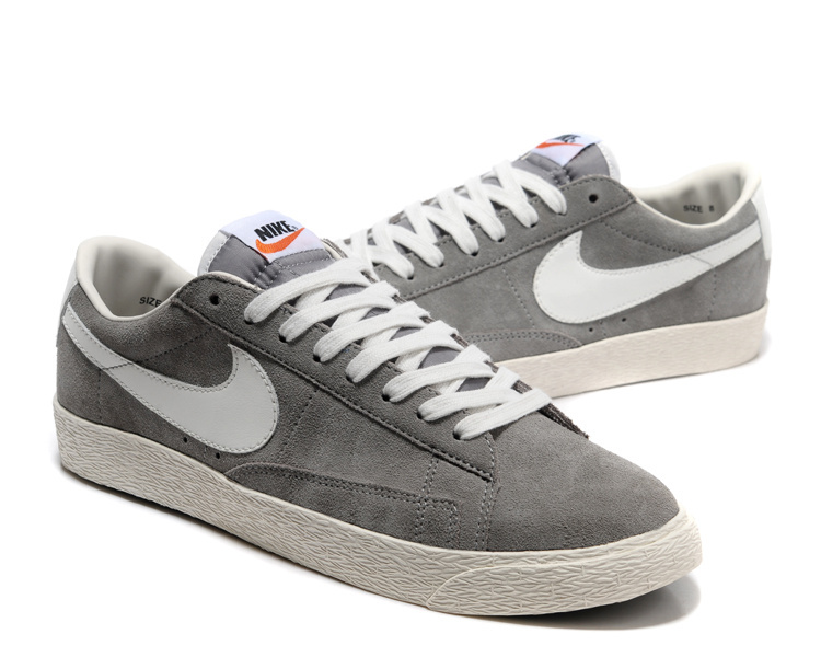 nike blazer low vintage grey