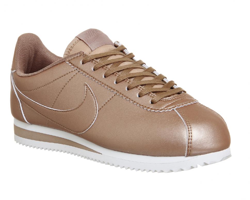 rose gold nike cortez womens