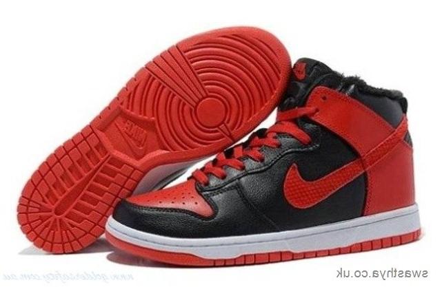 nike dunk rouge