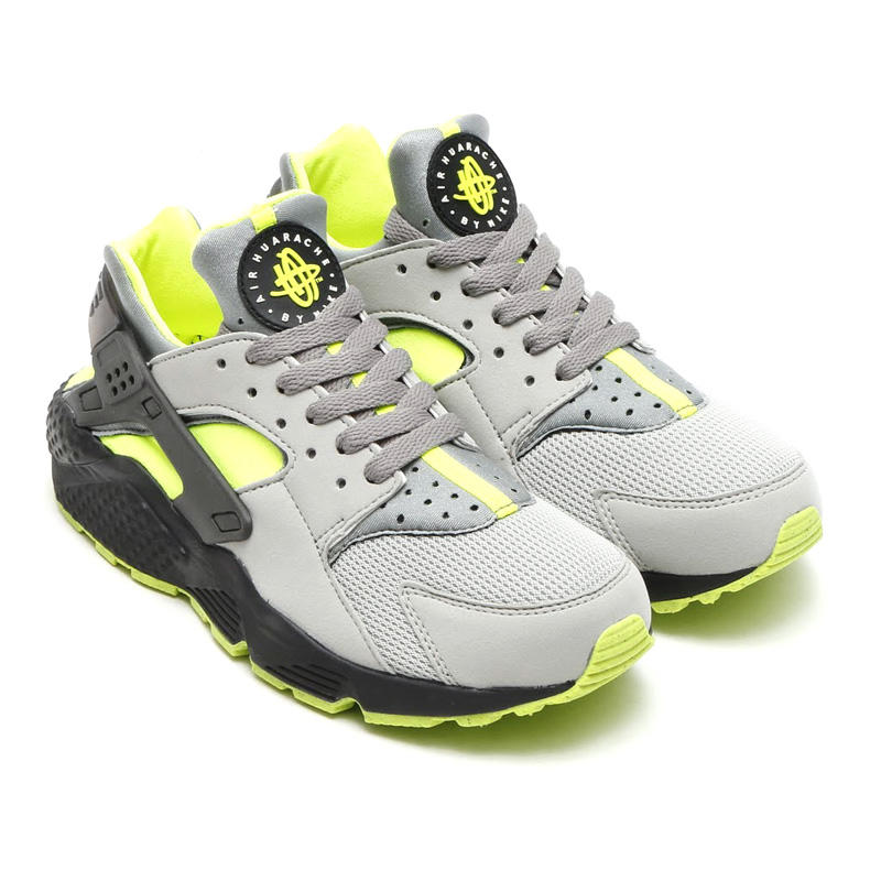 nike huarache noir et vert