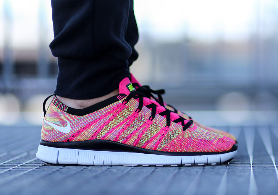nike flyknit free rose